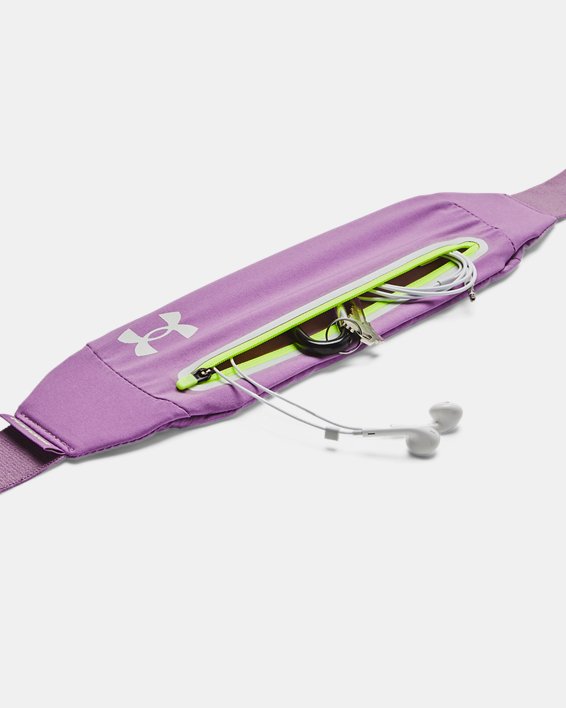 UA Flex Speedpocket Run Belt in Purple image number 2
